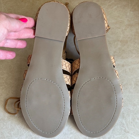 Steve Madden Monrowe Suede Tassel Leather Gladiator Sandals Size 6.5 NWOT Boho - Picture 9 of 11